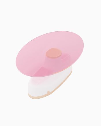 pembe cam orta sehpa