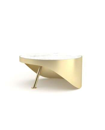 gold metal orta sehpa tasarımı